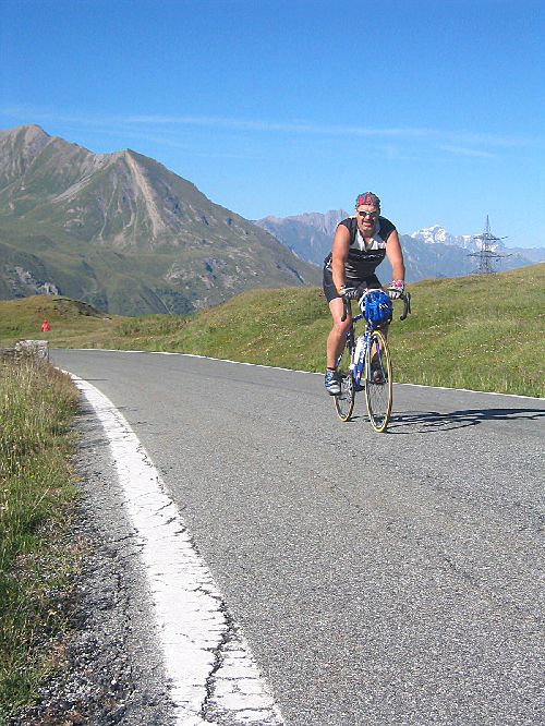 Philou en termine avec le dénomé Petit St Bernard (pas si petit que cela surtout avec ce vent)