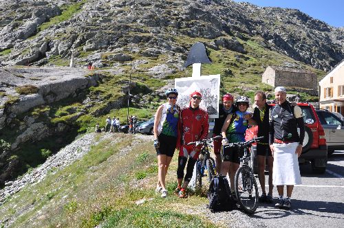 1er grand col de la semaine, super !