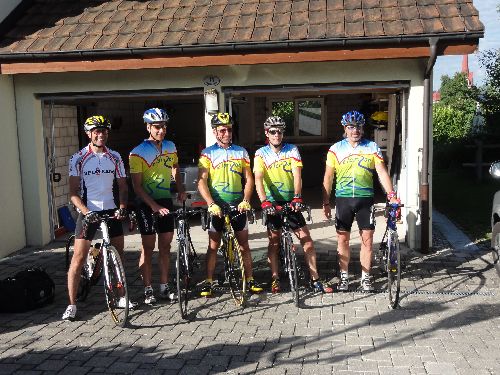 Le départ pour 5 jours de vélos!