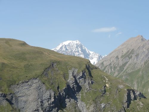 Le Mont-Blanc vu du col du Petit St Bernard